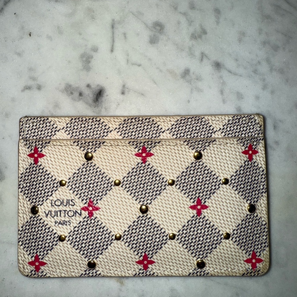 Louis Vuitton Checkered Card Holder